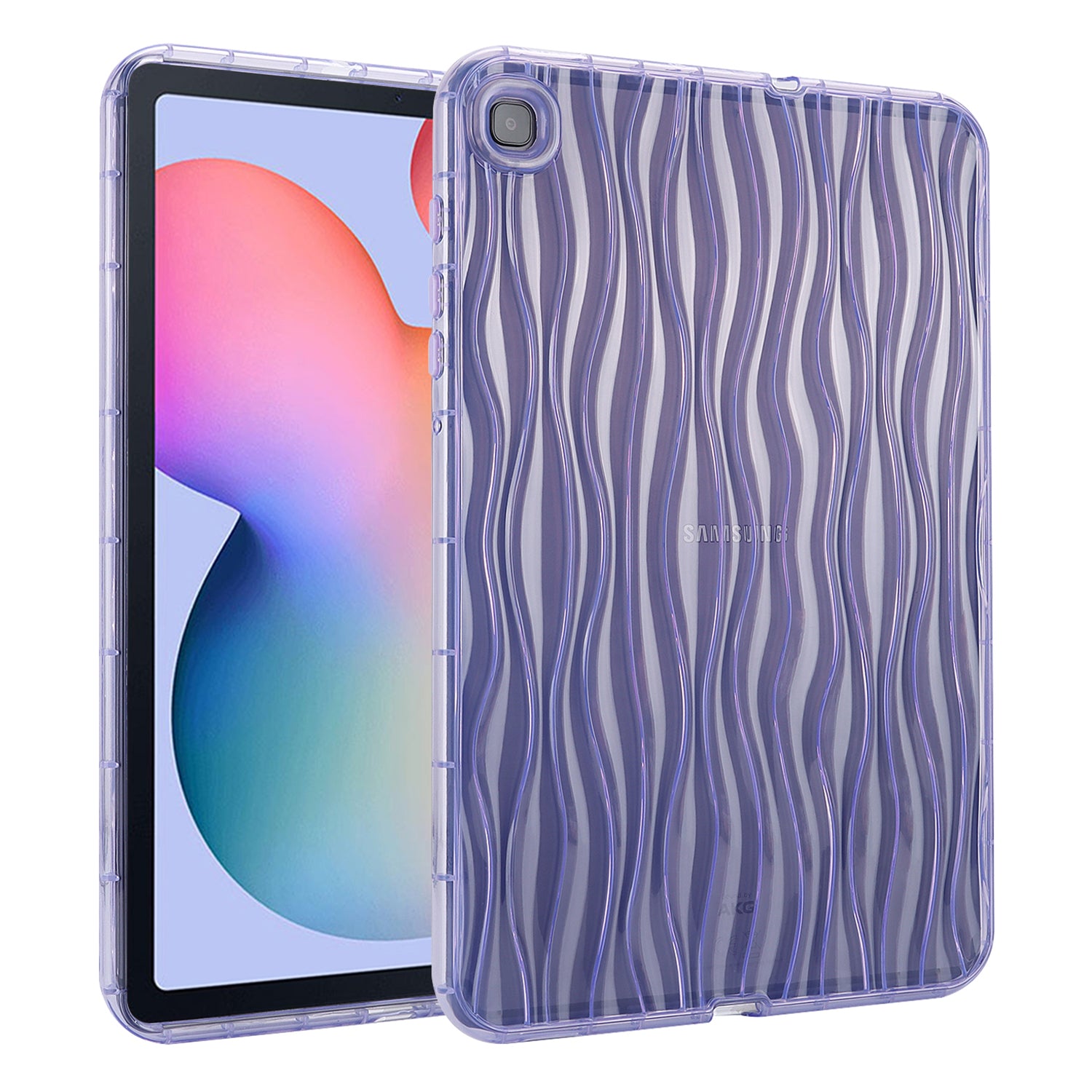 For Samsung Galaxy Tab S6 Lite P610 P615 Tab S6 Lite (2022) Anti-drop Cover Wave Texture Clear TPU Tablet Case For Samsung Galaxy Tab S6 Lite P610 P615 Tab S6 Lite (2022) Anti-drop Cover Wave Texture Clear TPU Tablet Case
